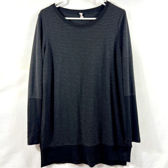 Ideology Womens Tonal-Stripe Tunic Top 0494 - Picture 1 of 10